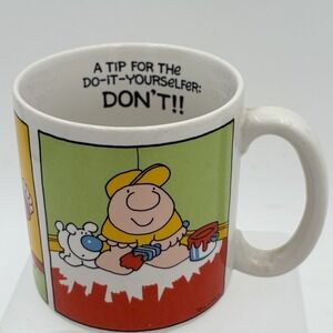 Ziggy Coffee Mug A Tip For the Do It Yourselfer 12oz 1985 American Greetings VTG